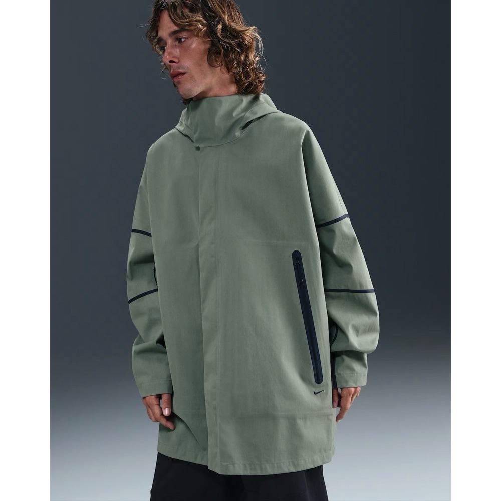 Nike Tech Storm-FIT ADV Foul Weather Shell Mens L Clay Green HQ1503-364 NWT